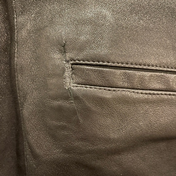 Anon Atelier Designer Black Lambskin Leather Pants Leggings size 4 - Picture 9 of 10